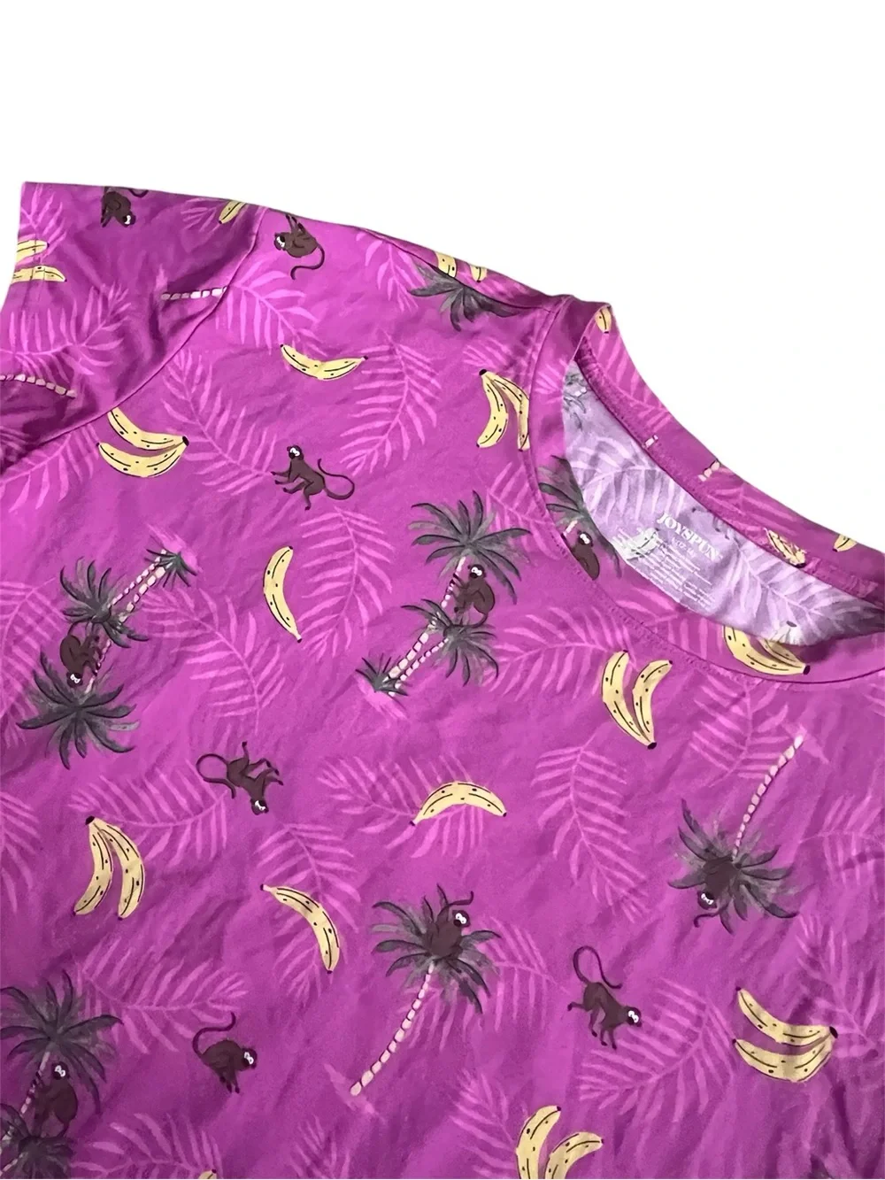 Women Hot pink Monkey Pajamas